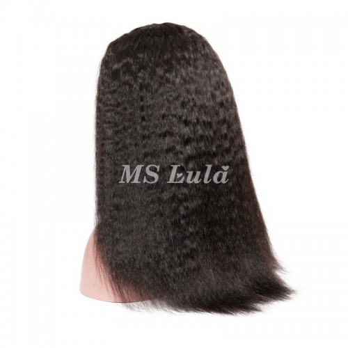 Virgin Human Hair Kinky Straight U Part Wigs | Human Hair Wig | Lace Front